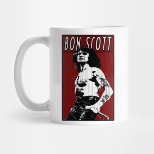 Vintage Retro Bon Scott Mug